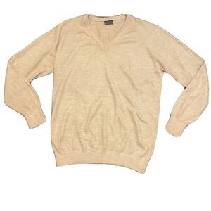 Vintage Men's Husdsons Knit V Neck Sweater Medium
